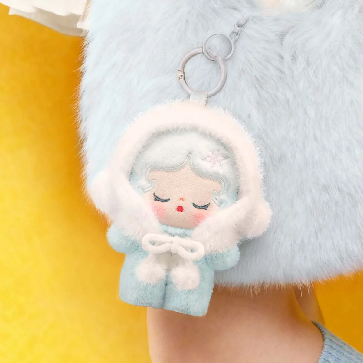 Đồ chơi mô hình nv POP BEAN Fluffy & Cozy Series-Plush Pendant Blind Box - Ảnh 5