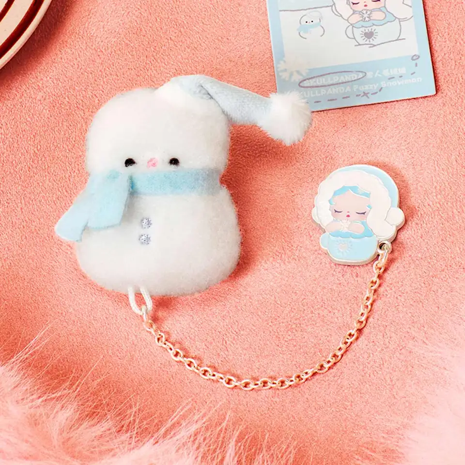 Miếng trang trí tủ lạnh(có nam châm) hình nv POP BEAN Fluffy & Cozy Series-Fridge Magnet Blind Box - Ảnh 4