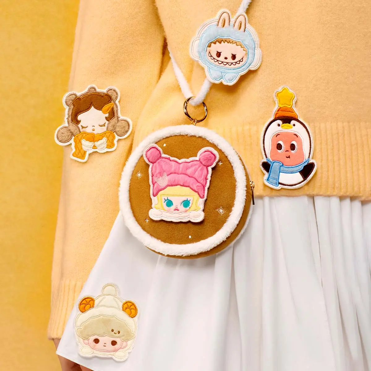 Túi đeo chéo hình nhân vật POP BEAN Fluffy & Cozy Series-Crossbody Bag - Ảnh 2
