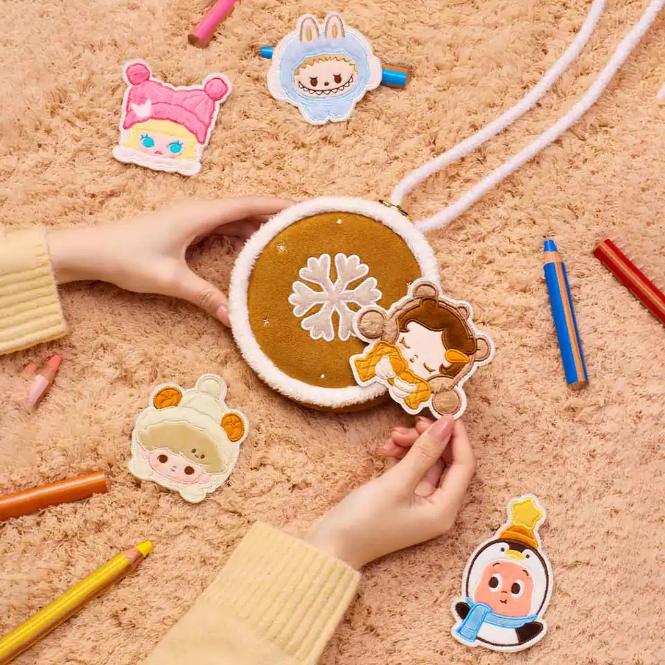 Túi đeo chéo hình nhân vật POP BEAN Fluffy & Cozy Series-Crossbody Bag - Ảnh 3